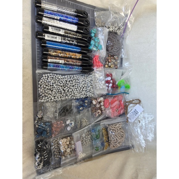 Darice Other - Jewelry Making Bead Lot Destash Seed Beads Glass Shell Findings Mixed Media 30pc